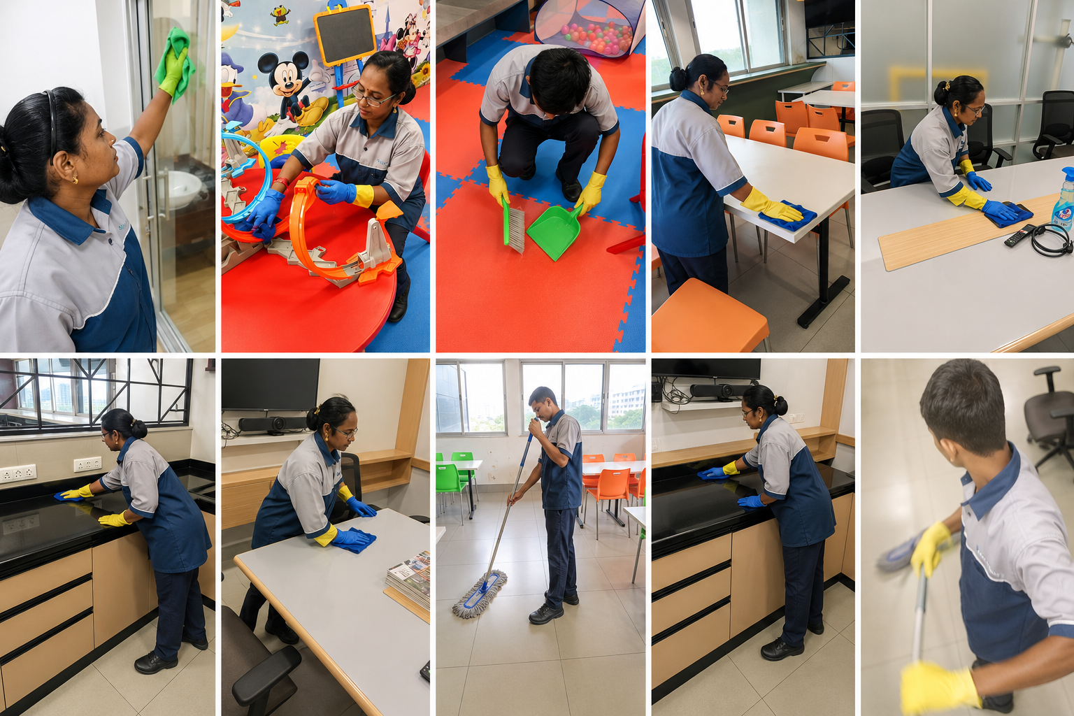 Floor Scrubbing & Buffing
